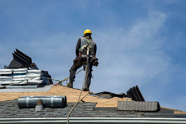 Professional Roofing technician working in Sylvan Beach, NY